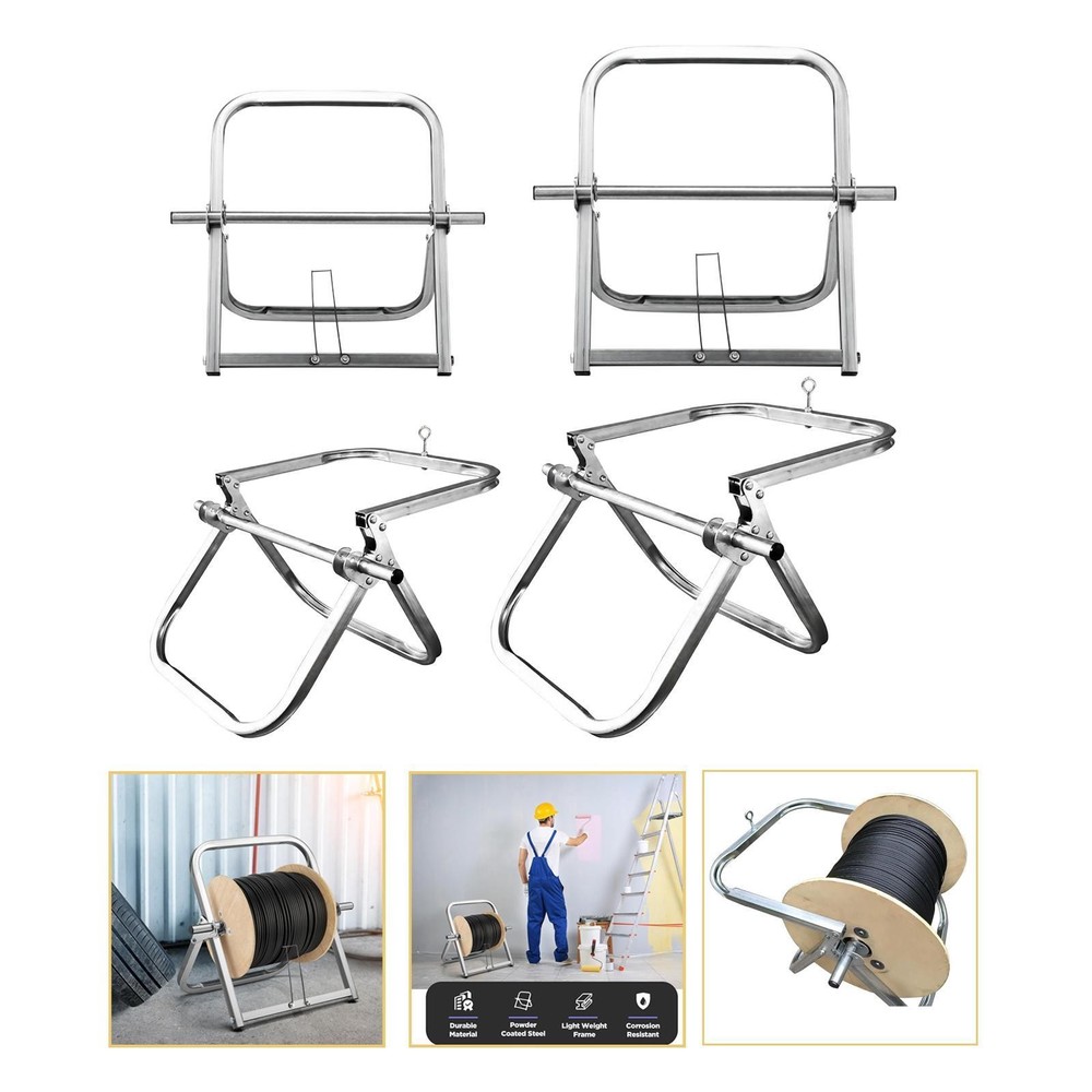 Wire Spool Rack, Cable Drum, Multi-purpose, Compact, Commercial, Industrial