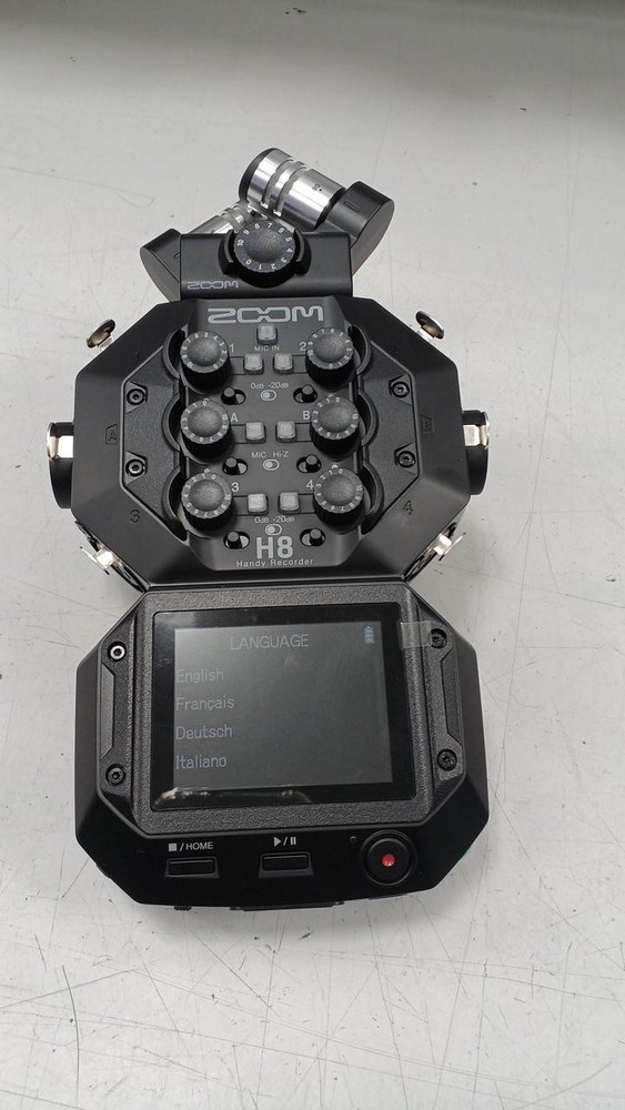 Zoom H8 Portable Multitrack Audio Recorder Compact Handy New