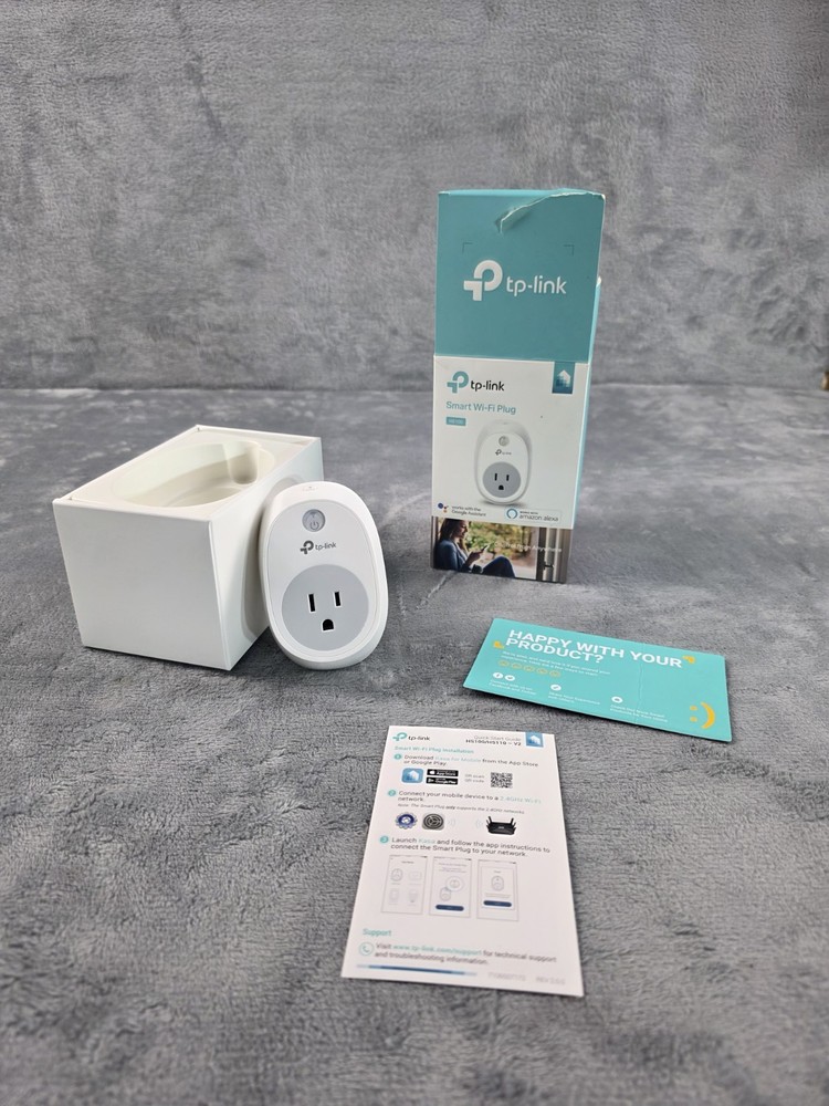TP-Link HS100 Wi-Fi Smart Plug Kit - Twin Pack Open Box