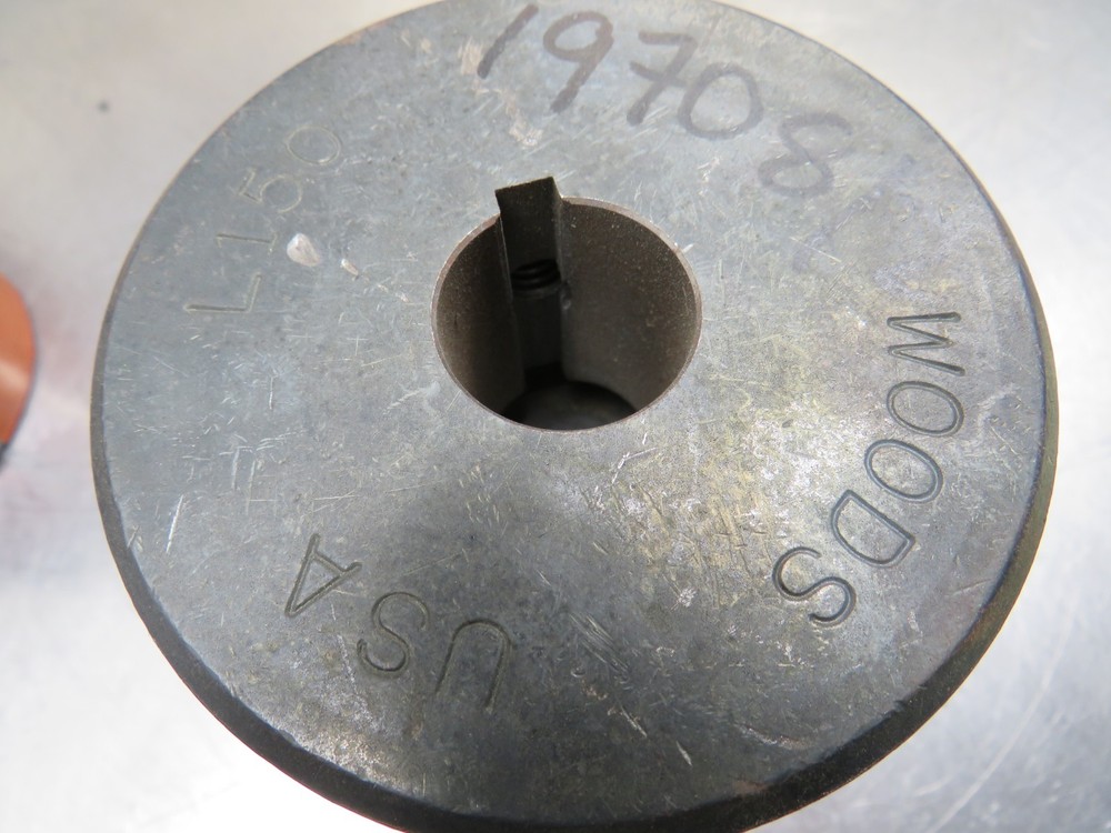 Woods L150 Jaw Coupling 1" Set W/ Spider