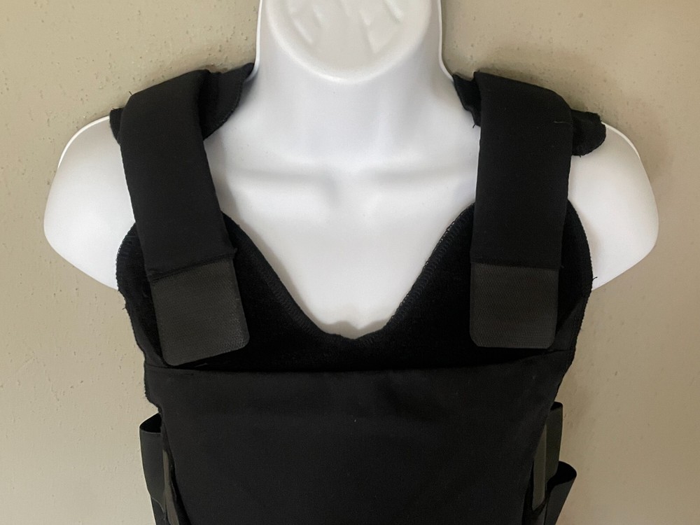 GCS Warrior Female Concealable Tactical Armor Carrier Black 2XL Extra Strap Kit