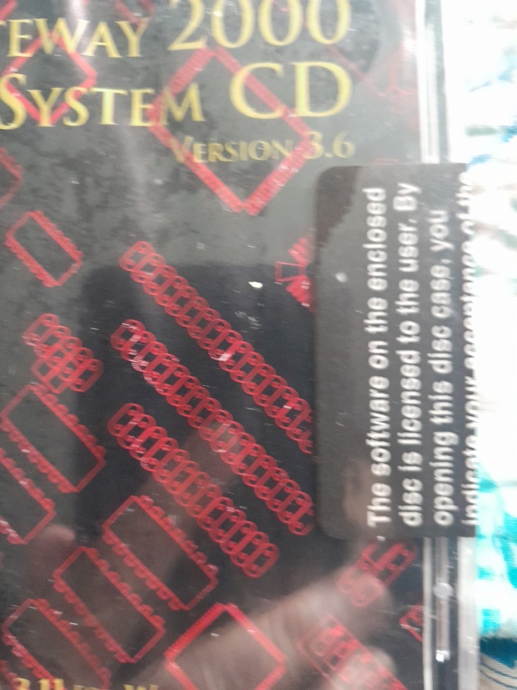 Gateway 20000 System CD With Microsoft Windows 3.11 Workgroups Sealed