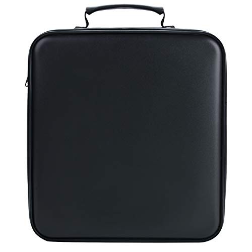 CD Case DVD Holder Storage: 320 Capacity DVD Case Organizer Large CD Black