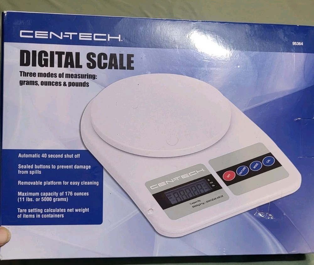 Cen-Tech Digital Scale Model 95364 Small Postal Scale Three Modes Up To 11 lbs