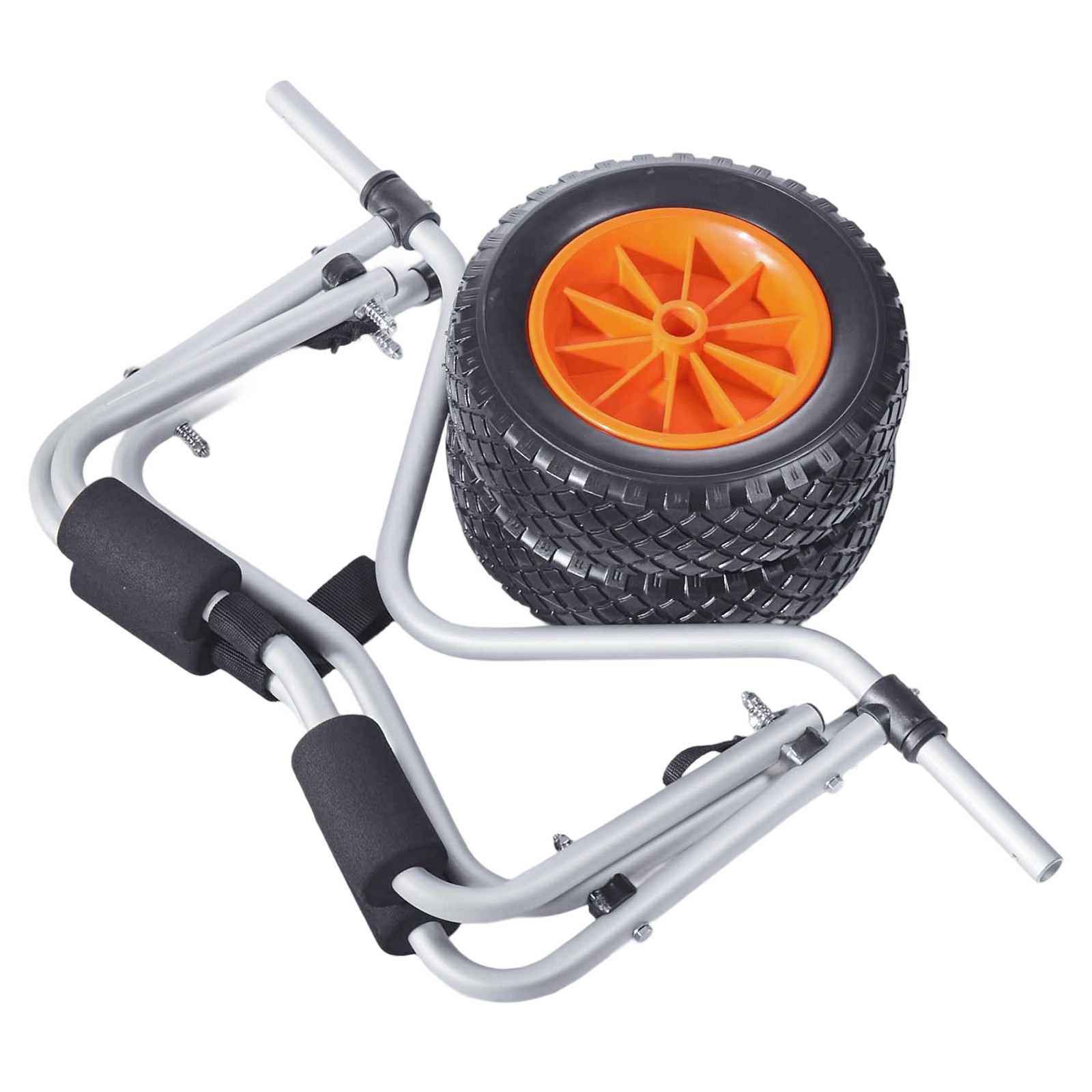 Uimoso Kayak Cart Carrier Foldable 200 lbs Capacity W/ 10" Durable Rubber Tires