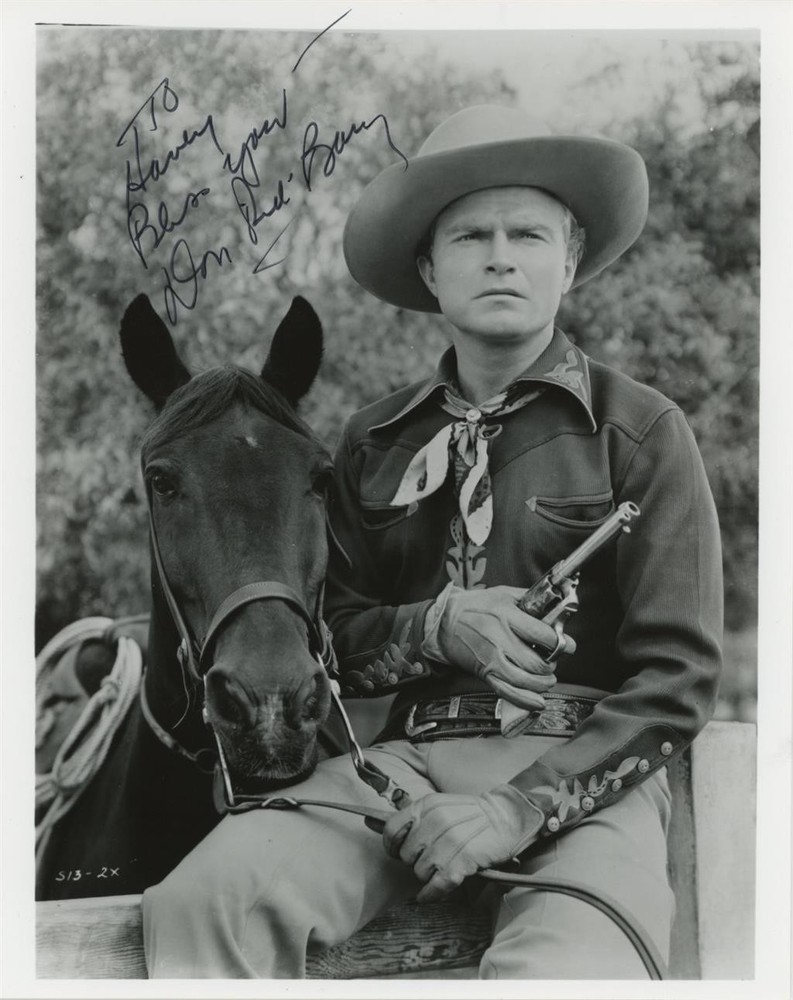 Don "Red" Barry- Signed Photograph
