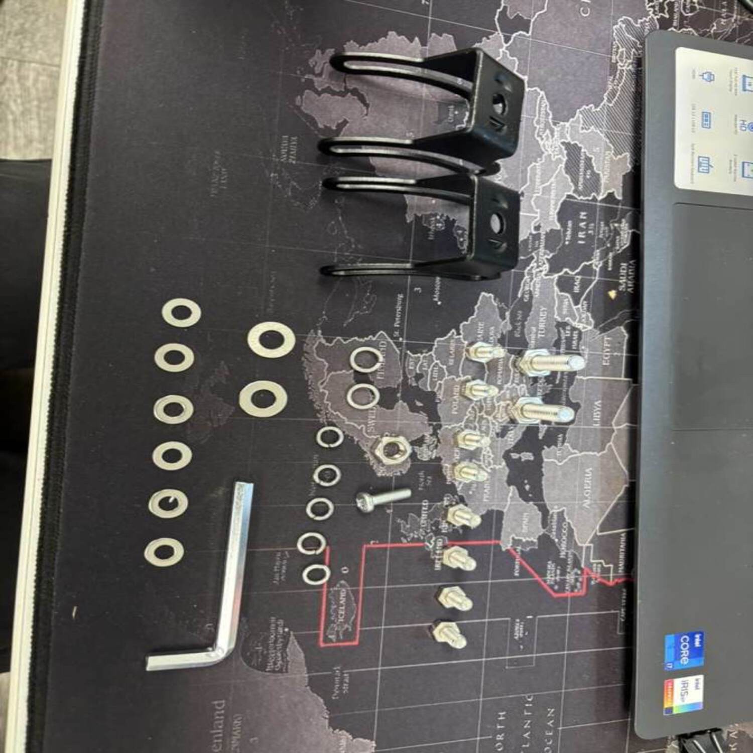 Pre-Owned Nilight 12 inch 72W Light Spot Durable Light Bar fits SUV ATV UTV