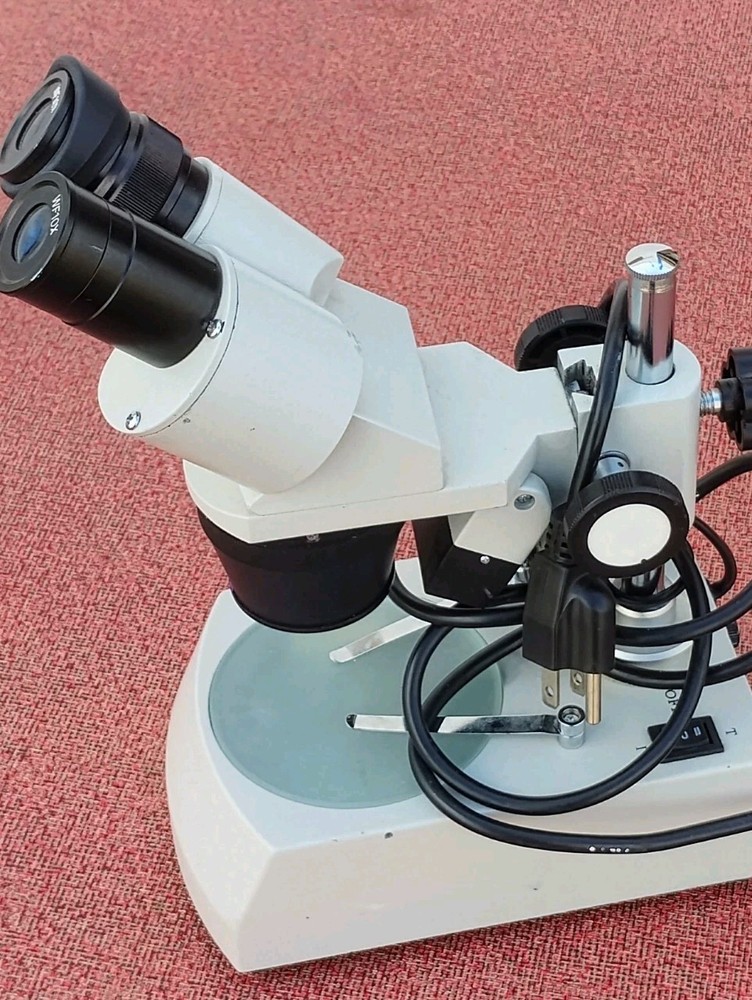Stereo Microscopic 1x/3x w wf10x eyepieces adjustable width Microscope