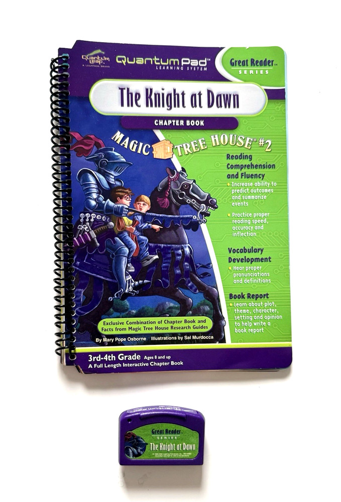 Leapfrog QuantumPad Interactive Book & Cartridge Magic Tree House Book