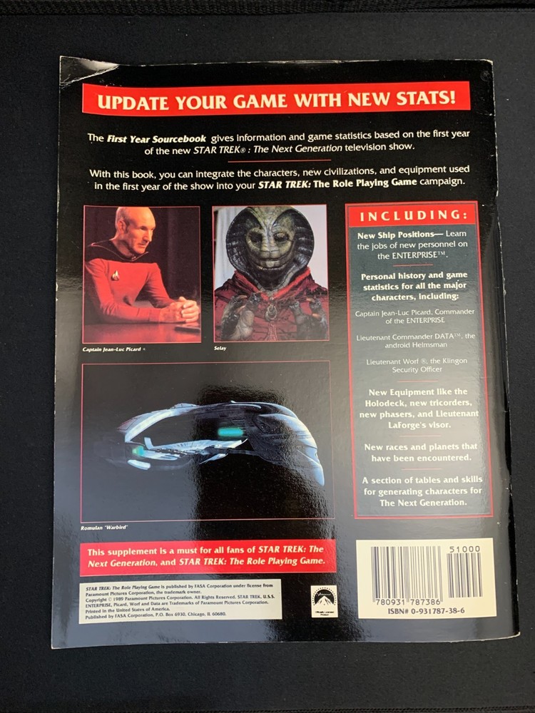 Star Trek The Next Generation First Year Sourcebook 2227