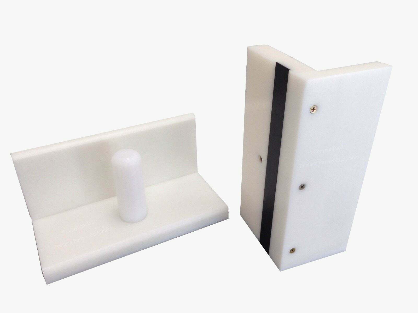 Standard 10 inch White Jogger Block 4 inch High 4x10 Paper Cutter Jogging Block