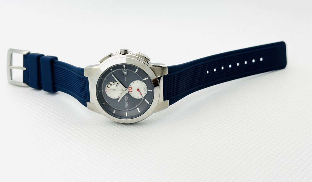 Kenneth Cole Strap , KC1390 , Blue Rubber Strap , Kenneth Cole watch strap ,