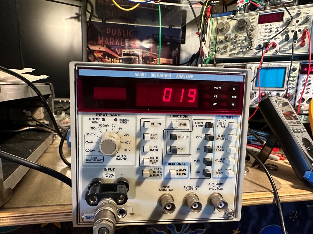 AA 501 Audio/Distortion Analyzer - Option 2 includes Option 1