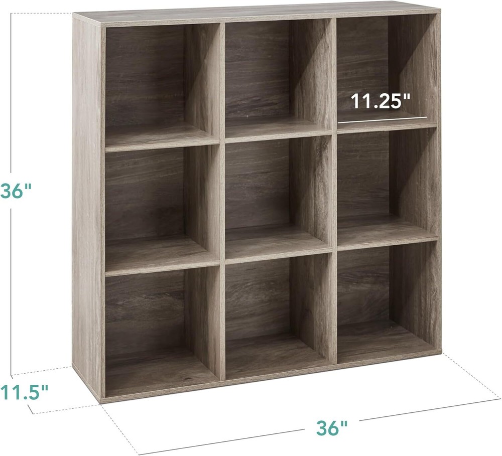Best Choice Products 9-Cube Storage Organizer with Removable Back Panels