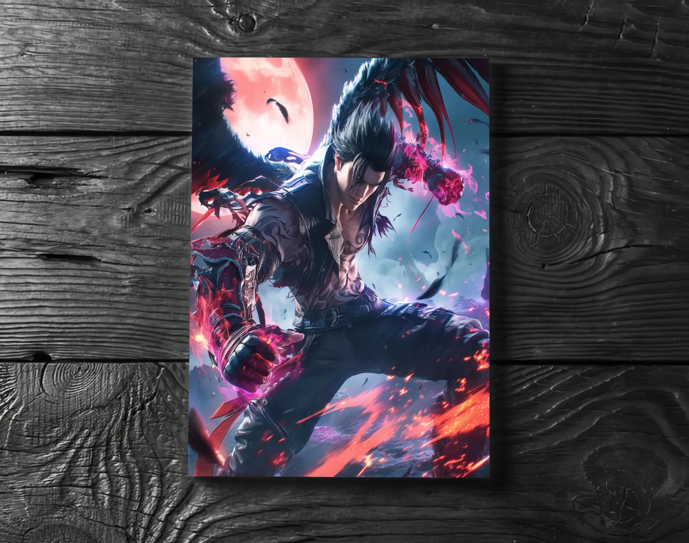 Devil Jin Kazama Tekken Poster Print - No Frame