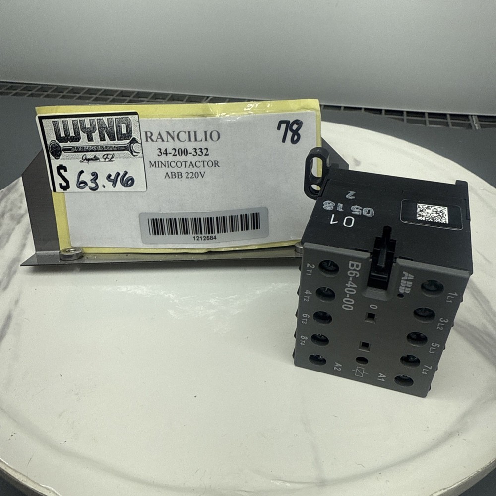 (NEW) Rancilio Mini Contactor AAB 220V Part # 34200332