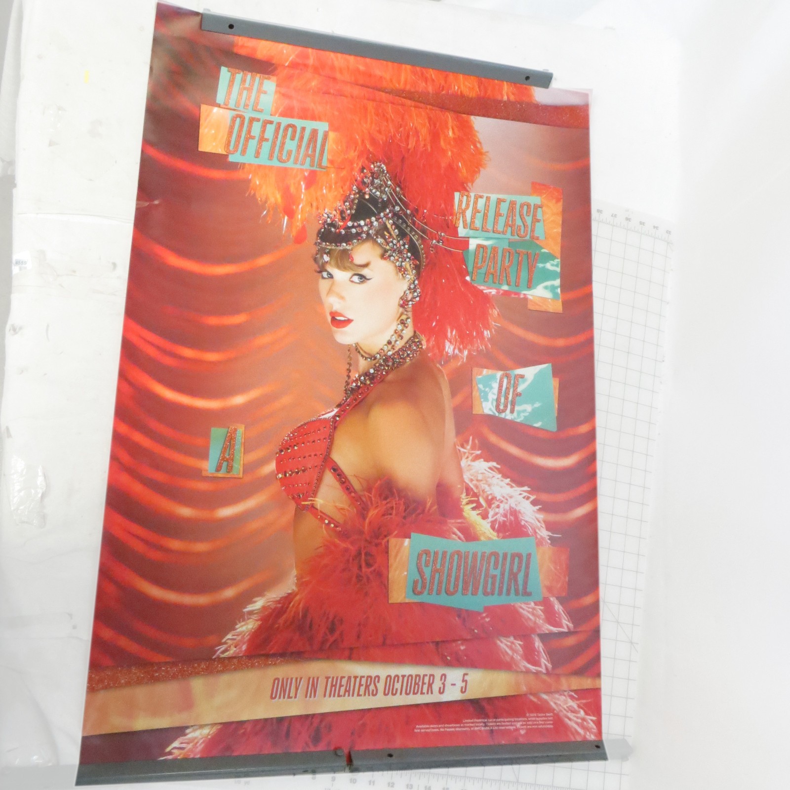 Taylor Swift Official Release Party of a Showgirl 27x40" Theater Lightbox Poster