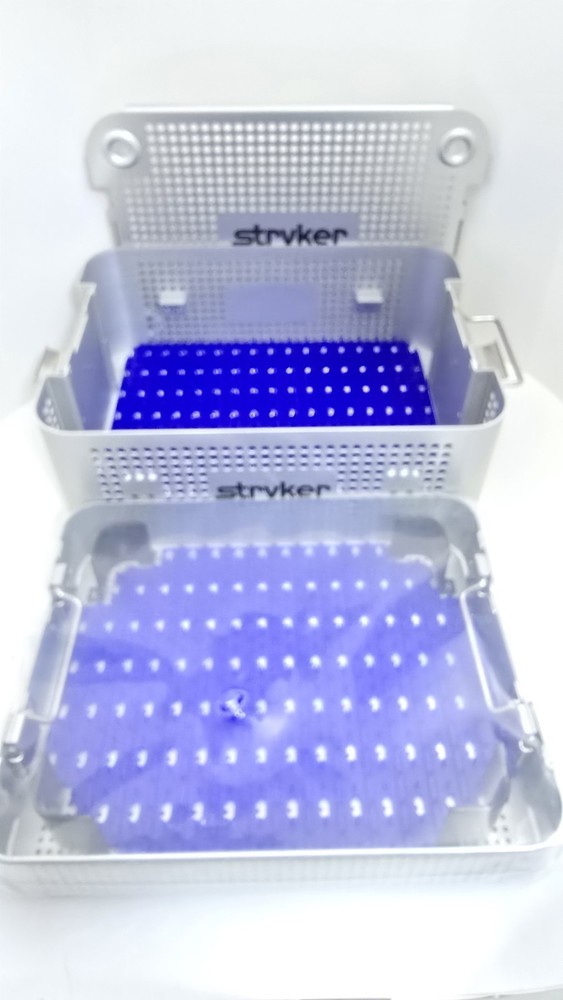 Stryker ST2B Sterilization 2- Level Tray / Case 14"X10"X5" Deep ST2B