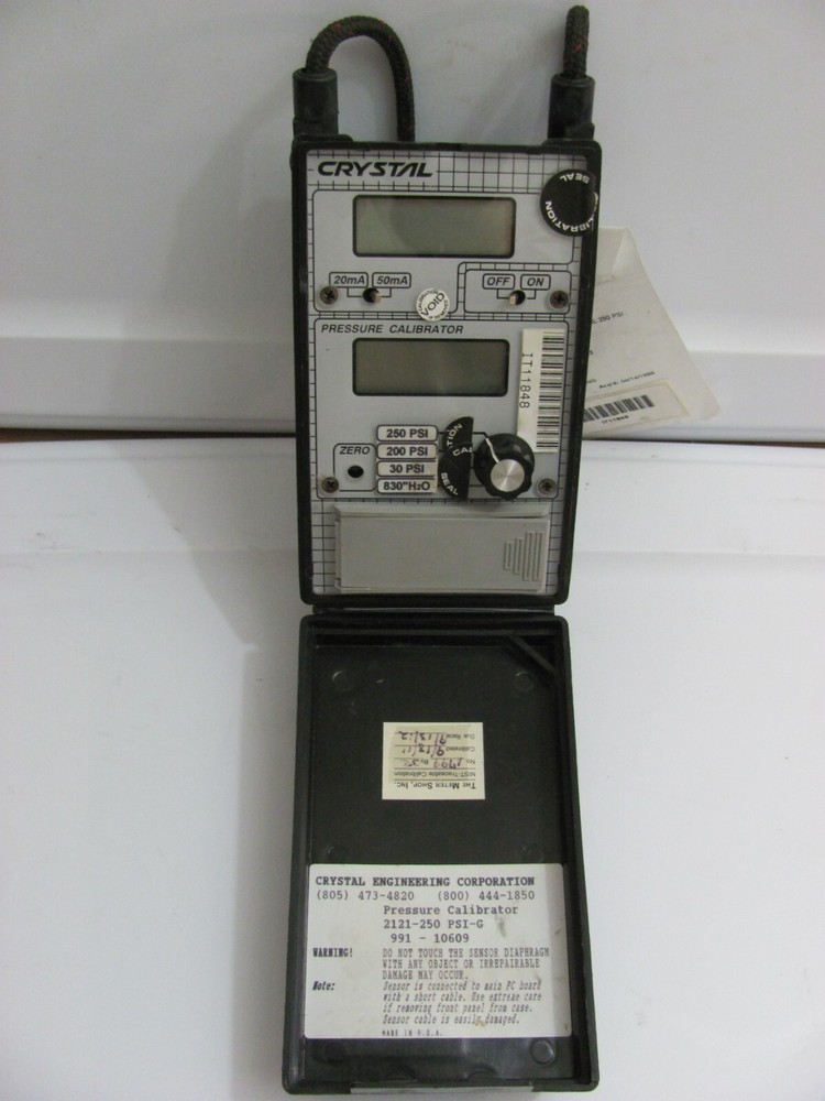 Crystal Engineering 2121-250 PSI-G Digital Pressure Calibrator