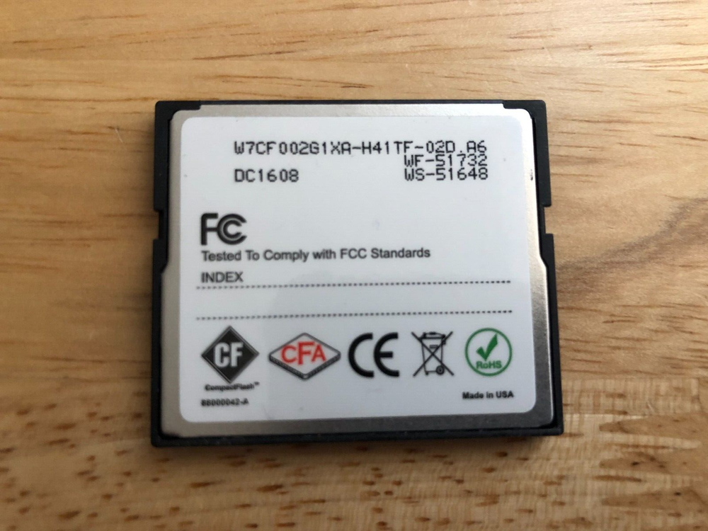 Wintec 2GB Industrial Grade Compact Flash CF Memory Card