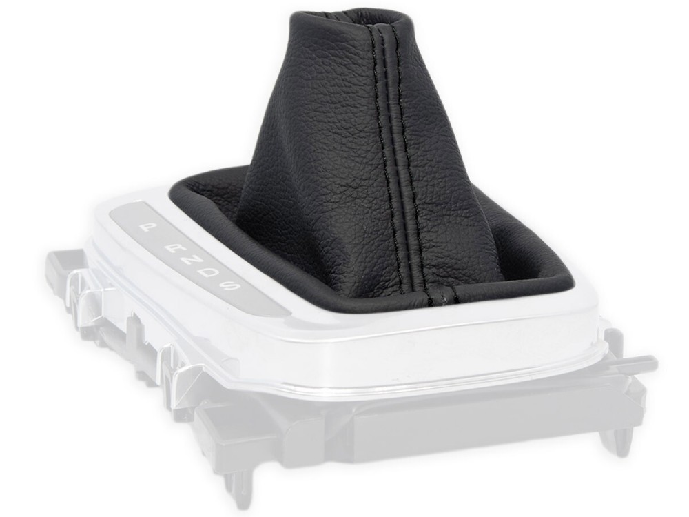 FOR FORD S-MAX 14-21 automatic GEAR SHIFT BOOT GAITER LEATHER STITCHING BLACK