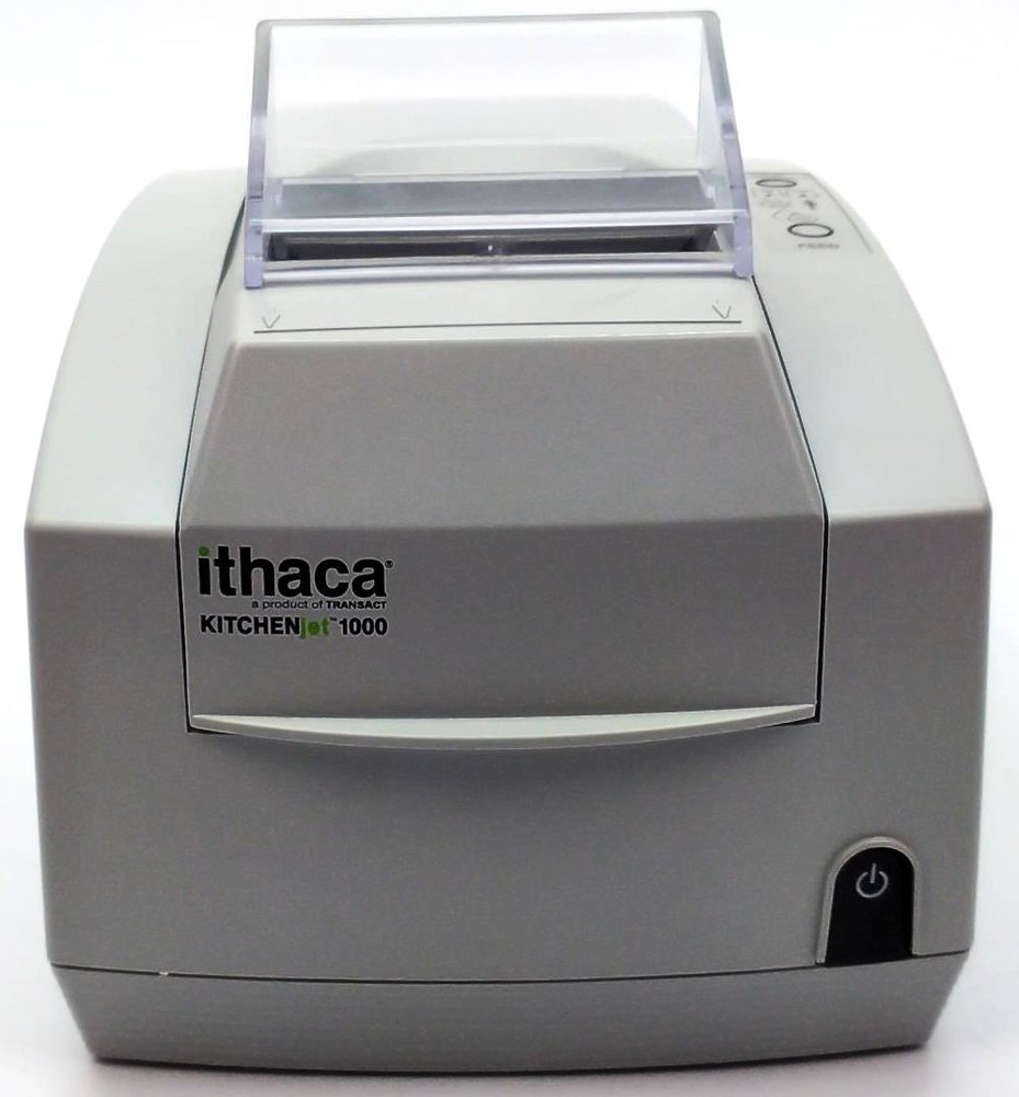 Ithaca KITCHENjet 1000 Inkjet Receipt Printer Autocutter ITH-KJ1-ETH-2-BE