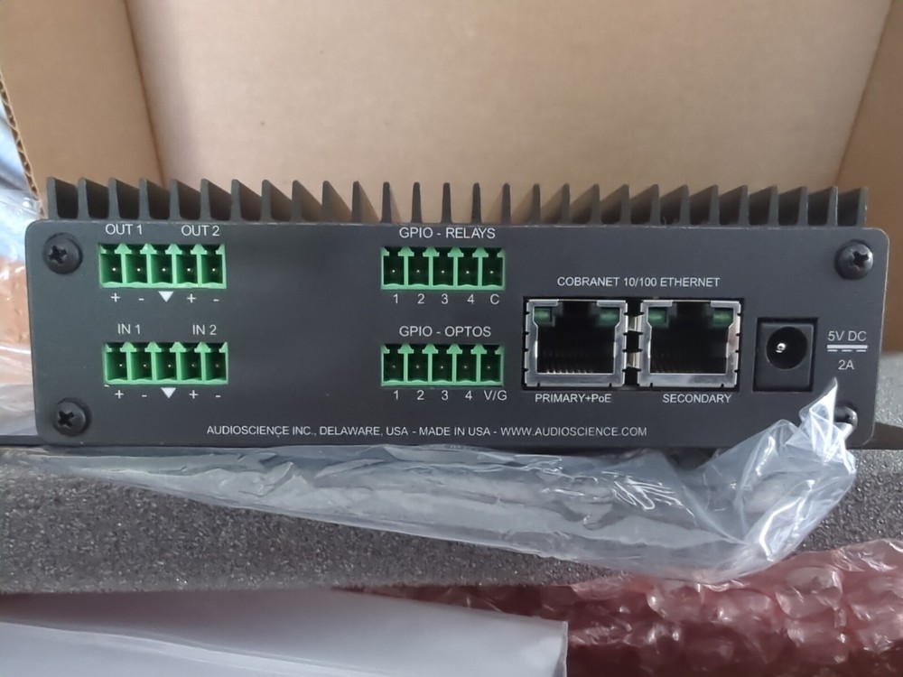 Audioscience ASI2312 PCIe Cobranet Audio Adapter