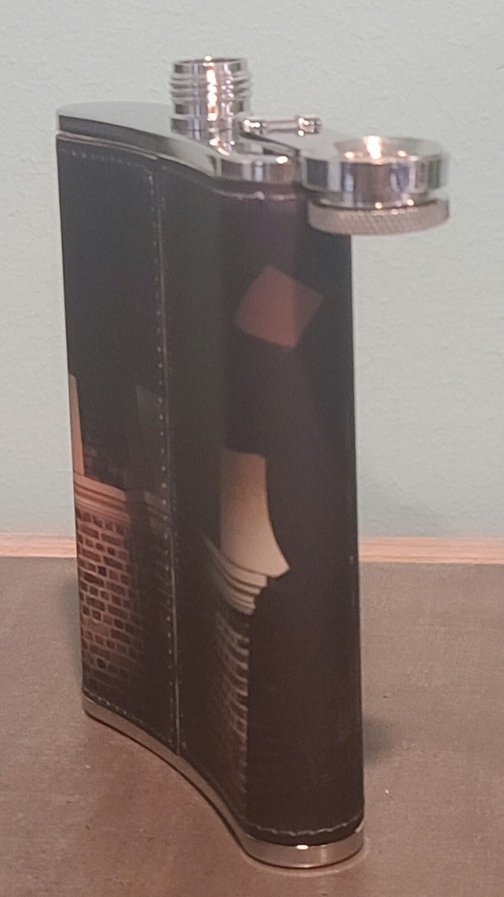 Ghost: Meliora 8 oz flask custom made NEW