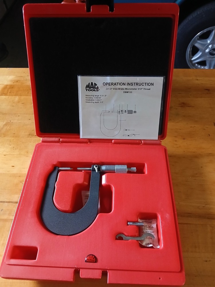 Mac tools Disc Brake Micrometer DBM133