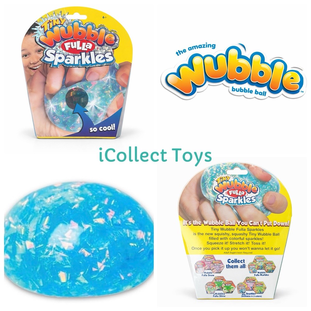 VIRAL Wubble Bubble Ball Tiny FULLA SPARKLES • VIRAL Squishy [x1 Pack]
