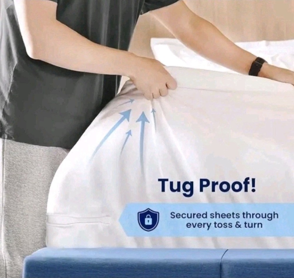 Lock Sheet Holders Keep Sheets Tight Heavy Duty Bed Sheet Holder Corner - Gray
