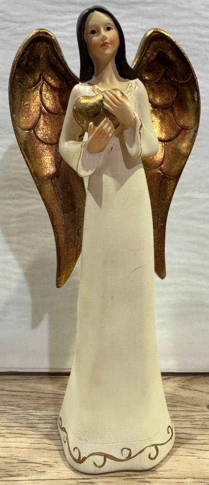 Ceramic Angel Decorative Figurine - Approx. 19cm Tall