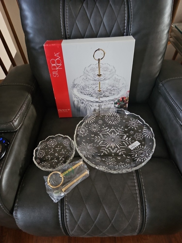 Vintage Studio Nova 2-Tier Server New In Box 10"