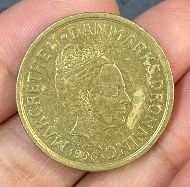 1996 Denmark 20 Kroner Coin