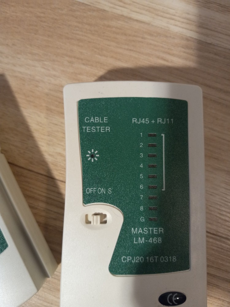 LM468 RJ45 RJ11 Network Cable Tester