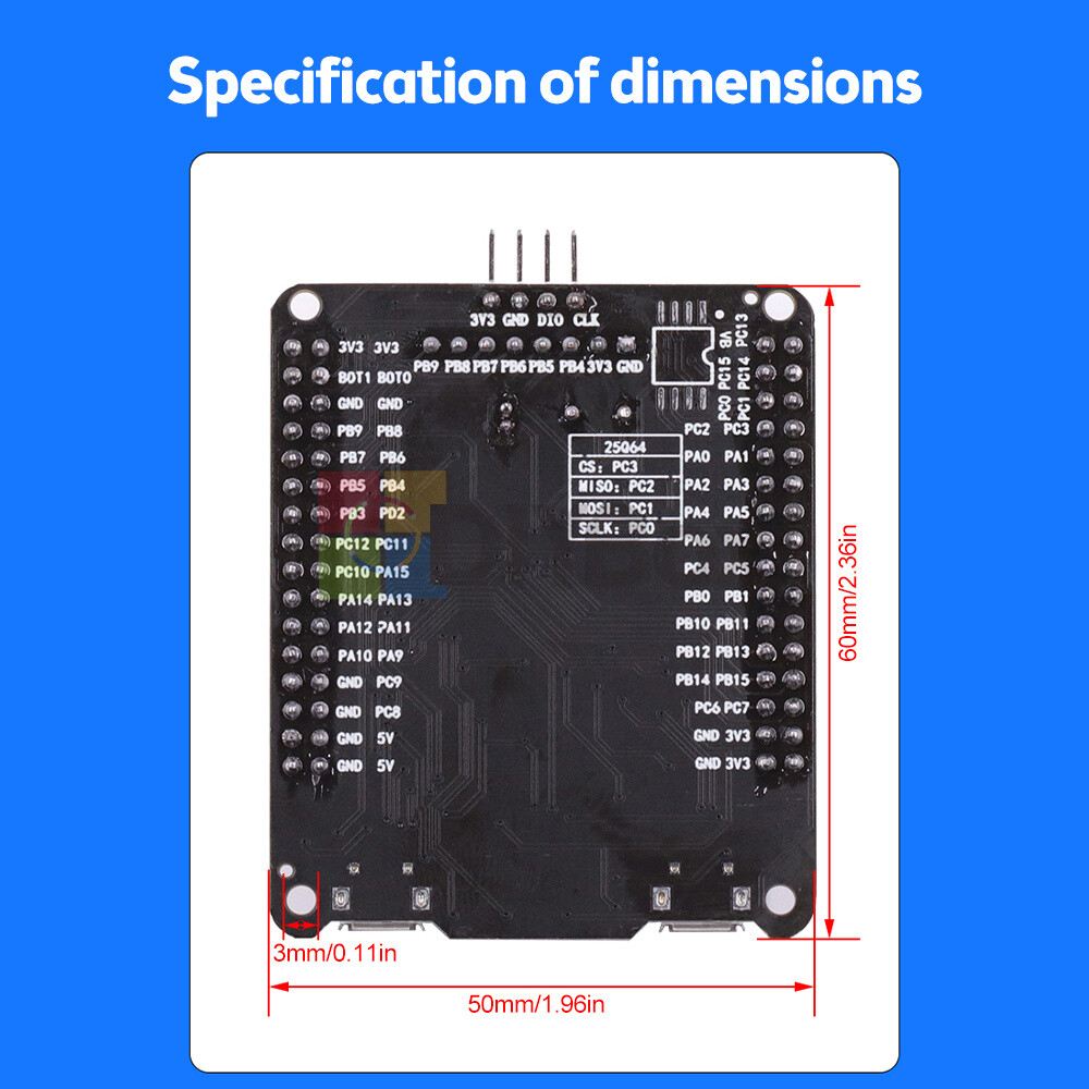 STM32F103RCT6 Development Board Small System Board Embedded Learning Board Kit