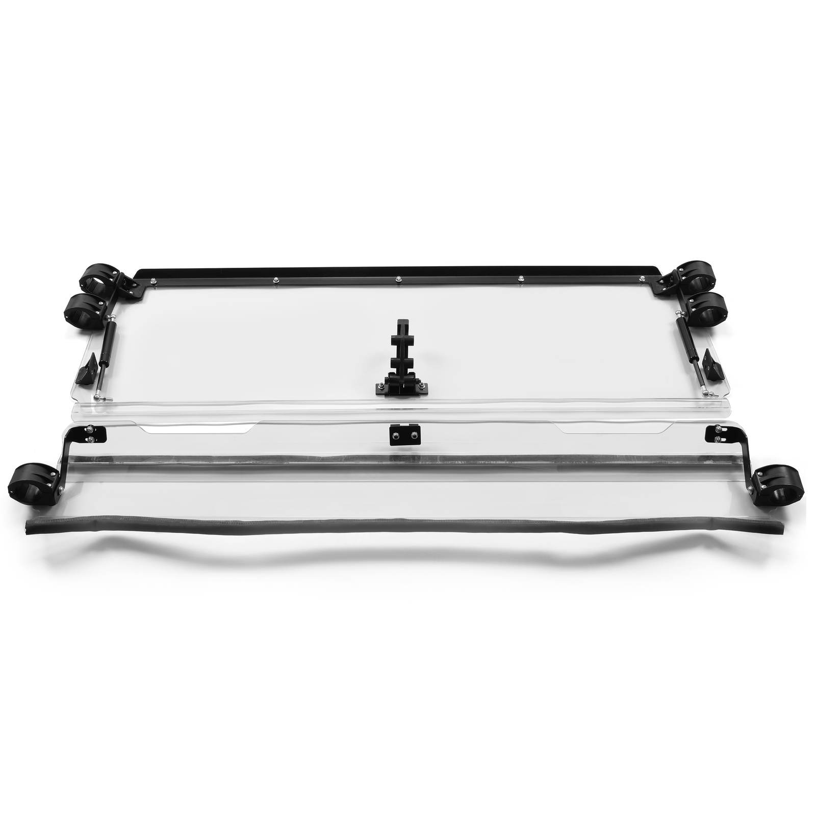 Folding Flip Windshield Scratch Resistant For Kawasaki Teryx 4 800/ 4 S ,2016-23