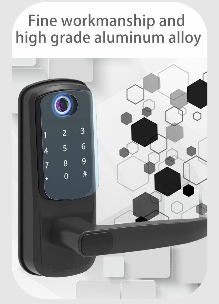 Smart Digital Door Lock, Electronic, Fingerprint, Password & Smartphone (VIDEO)