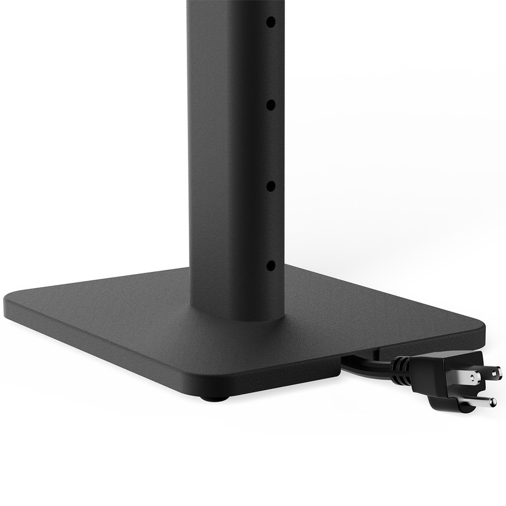 Kanto SPH Universal Height Adjustable Bookshelf Speaker Stands - Pair (Black)