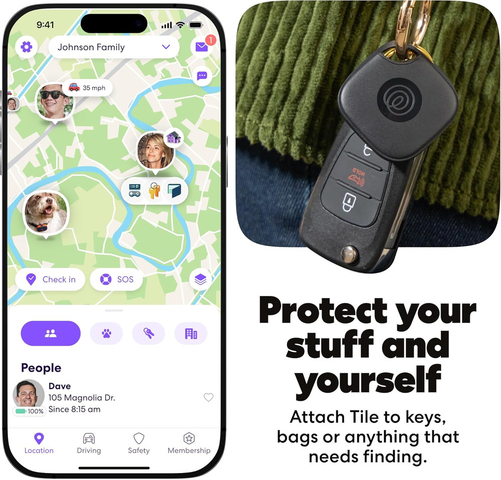 Tile Essentials - Bluetooth Trackers & Item Locators for Keys, Wallets, Remotes