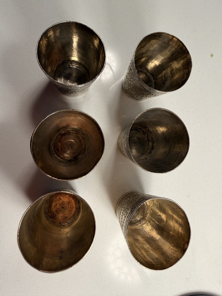 19 century Middle Eastern beakers/vodka Shots
