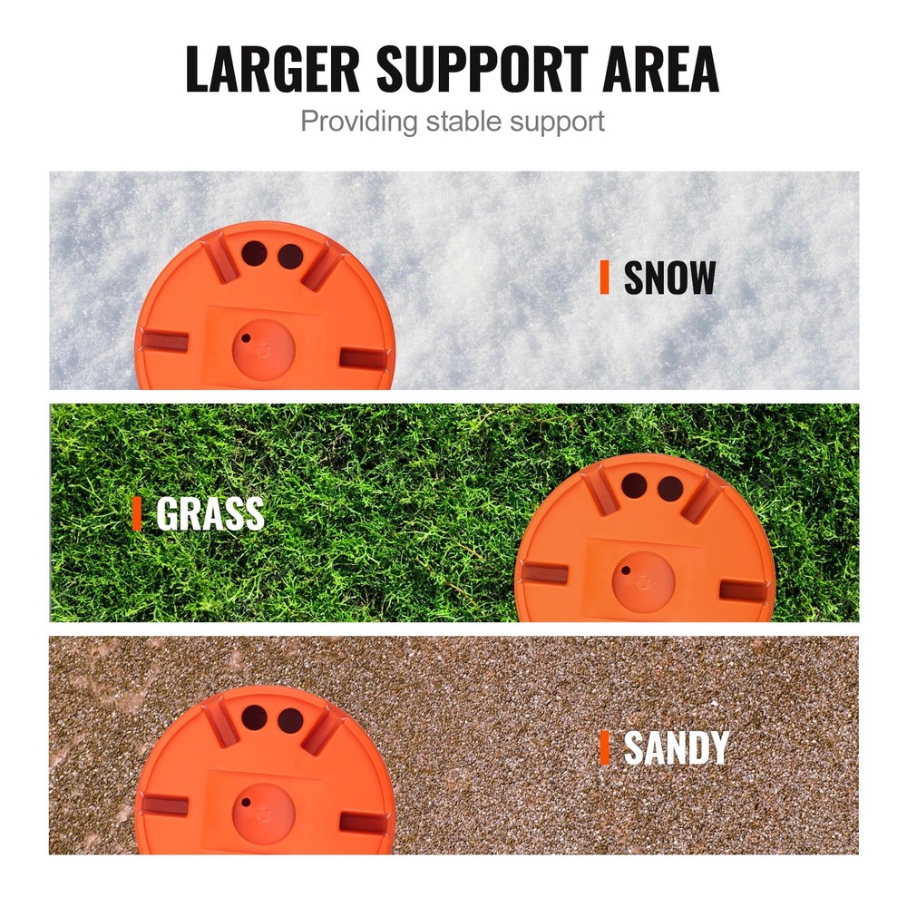 KFFKFF Trailer Stabilizer Blocks, 2000 lbs Load per Leveling Block, Premium