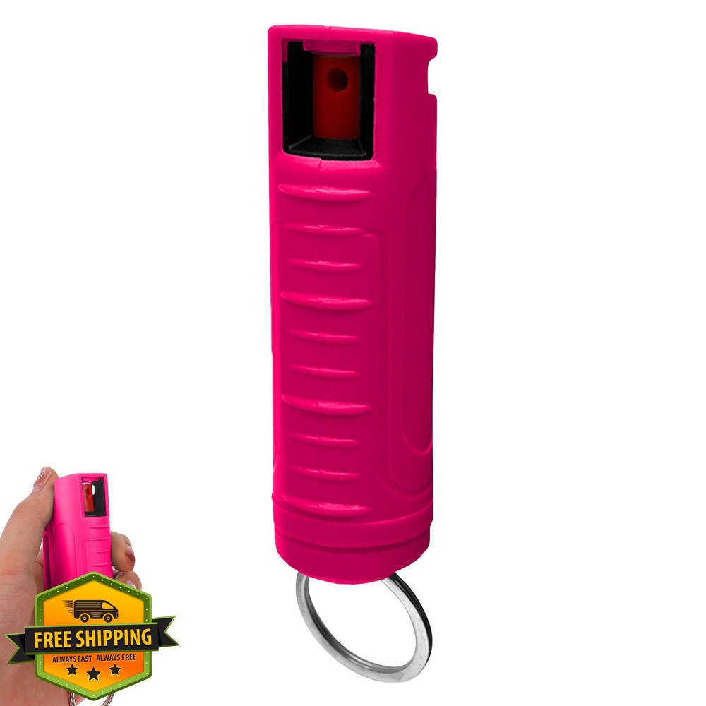 FURY Hardshell Pepper Spray Max Strength 12ft Range UV Dye