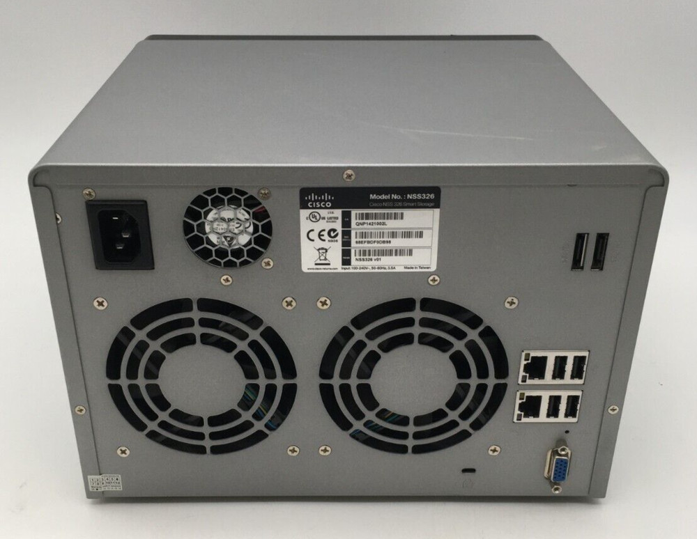 Cisco NSS326 326 Smart Storage RAID Box (No HDD's)