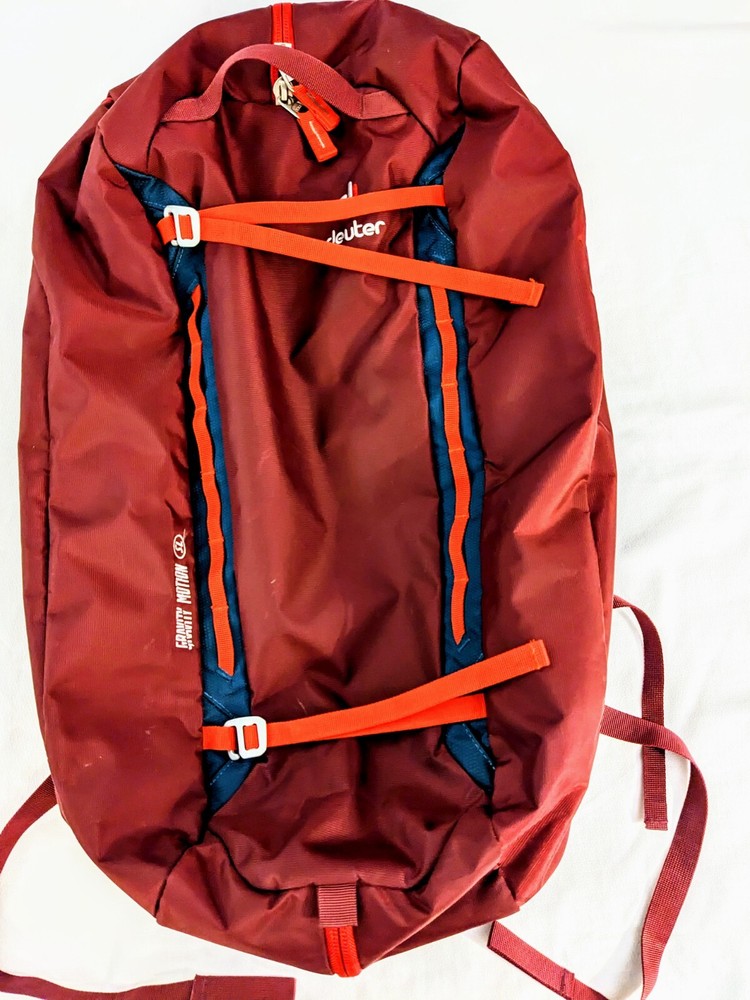 Deuter Gravity Motion SL Speed Lite Unisex Climbing Backpack Red Maroon