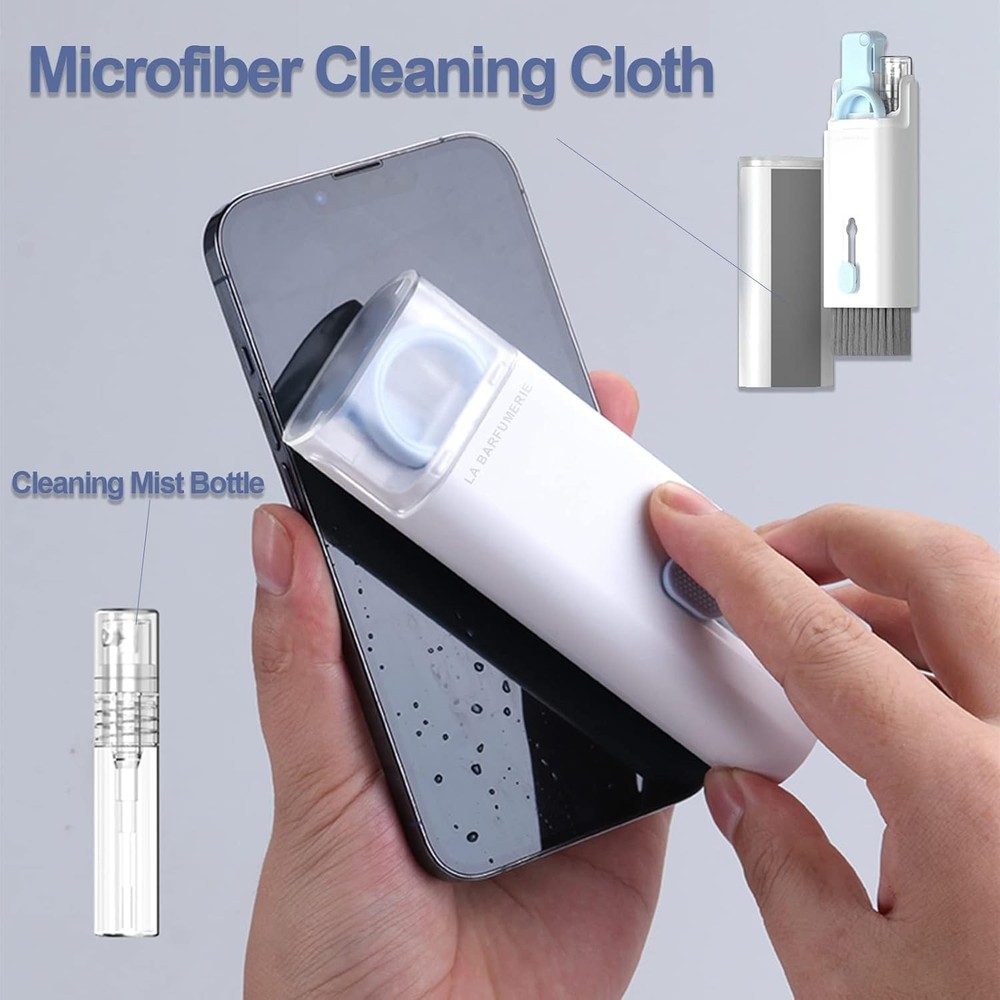 Electronics Cleaner Kit. Keyboard Brush, Airpod Cleaning Tool, Phone blue