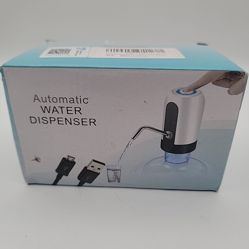 Automatic Universal Rechargeable Water Dispenser Pump USB Power Switch Black