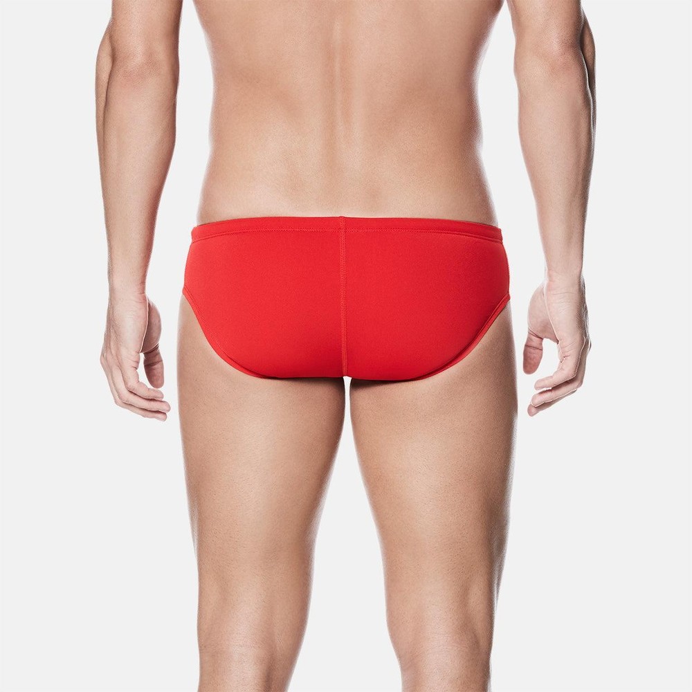 Nike Swim Boys' Solid Poly Briefs University Red