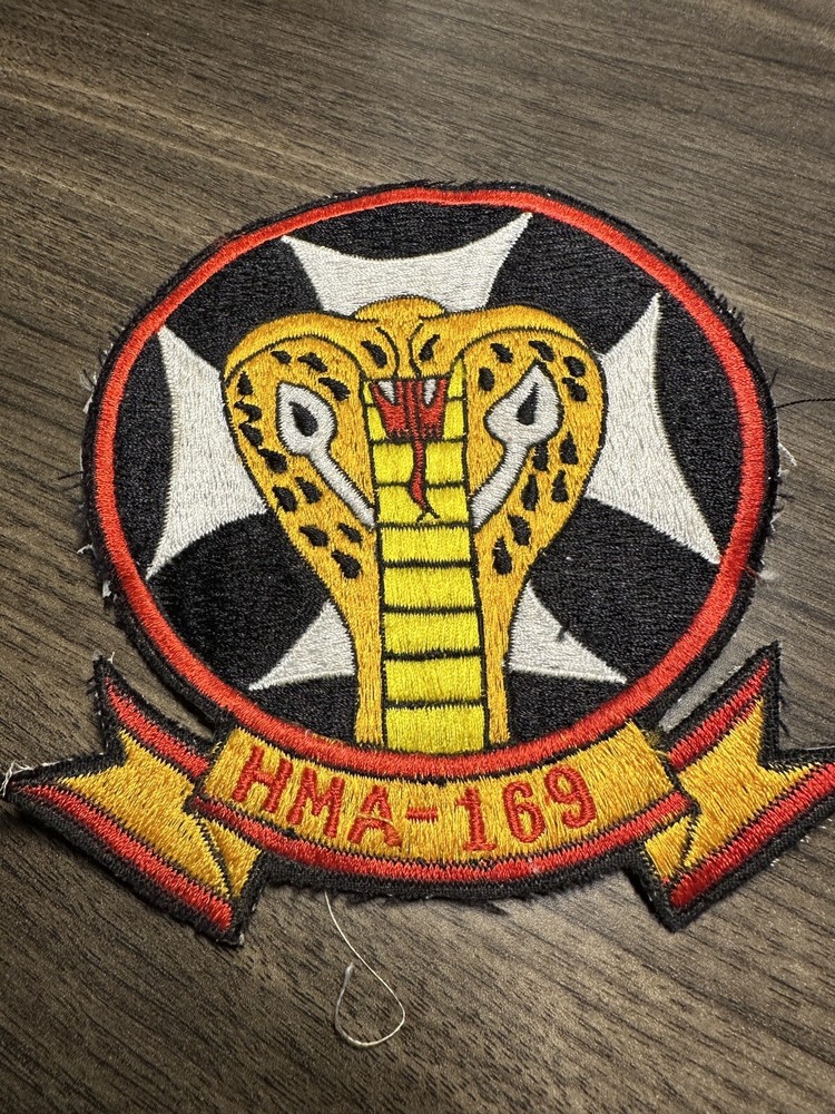 Vintage US Marines HMA-169 Helicopter Attack Squadron Patch