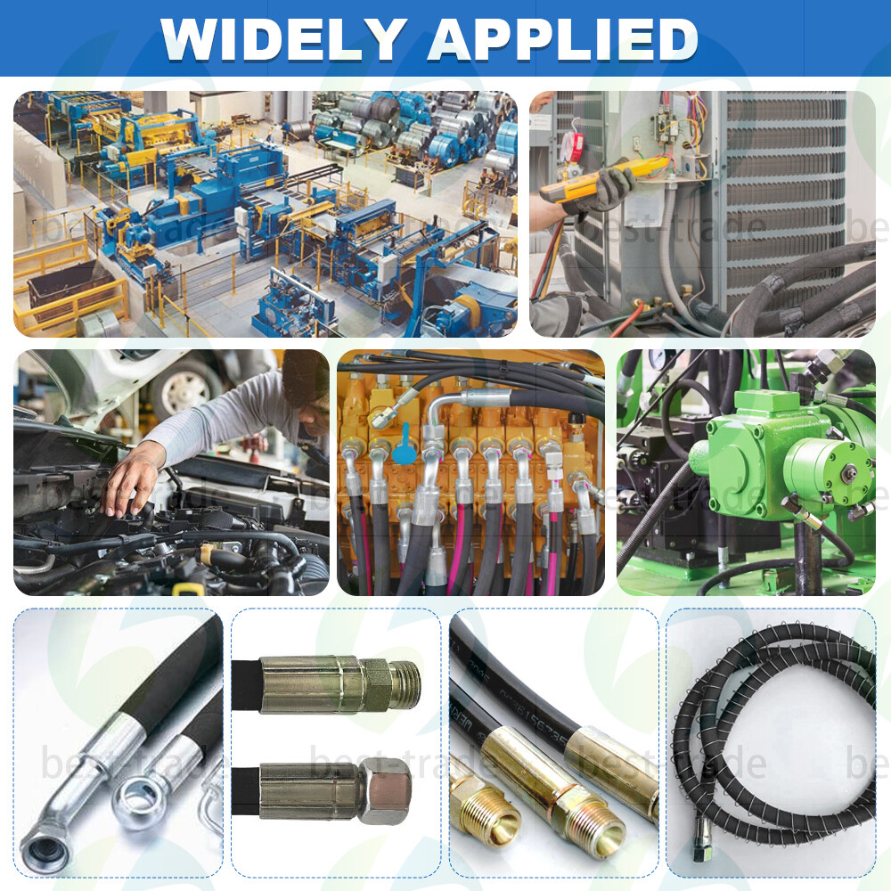 Portable 5600KN Hydraulic Hose Crimper Pipe Crimping Machine With 8 Sets Dies